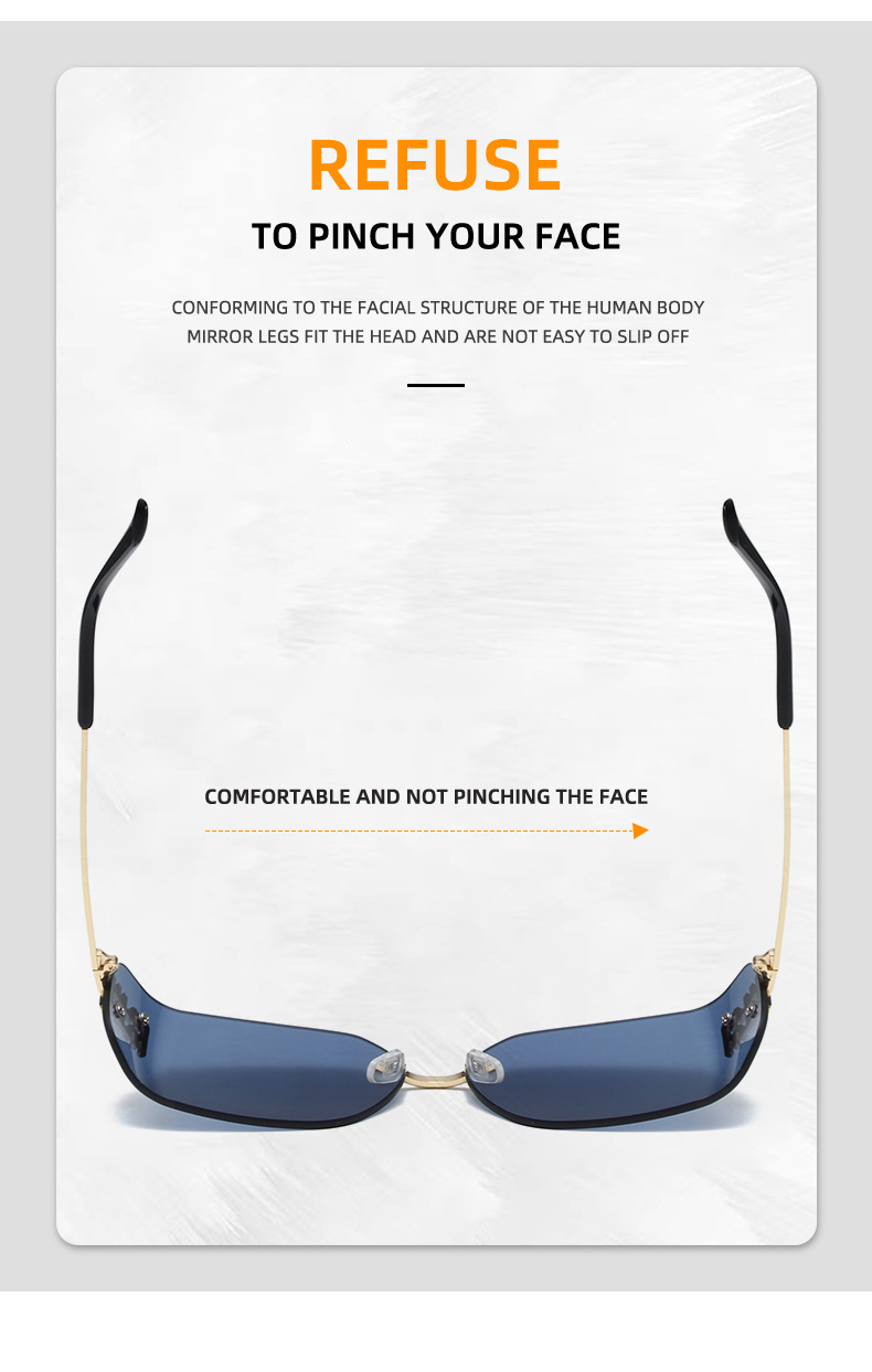 Retro Round-Square Sunglasses - High-End Letter Decor / $1.97 per pair (Wholesale Price) Details and Specifications