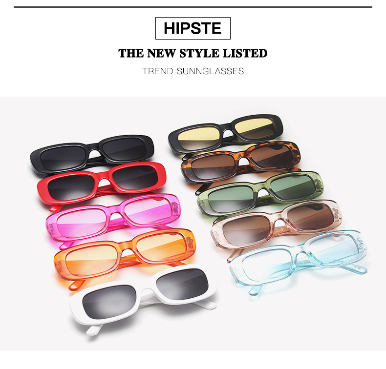 Small Frame Sunglasses - Trendy Jelly Colors for Street Style / $0.52 per pair (Wholesale Price) Custom Eyewear