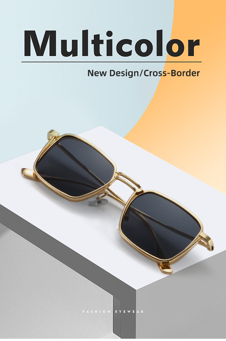 Retro Double-Bar Sunglasses - Trendy UV Protection / $1.87 per pair (Wholesale Price) Custom Eyewear