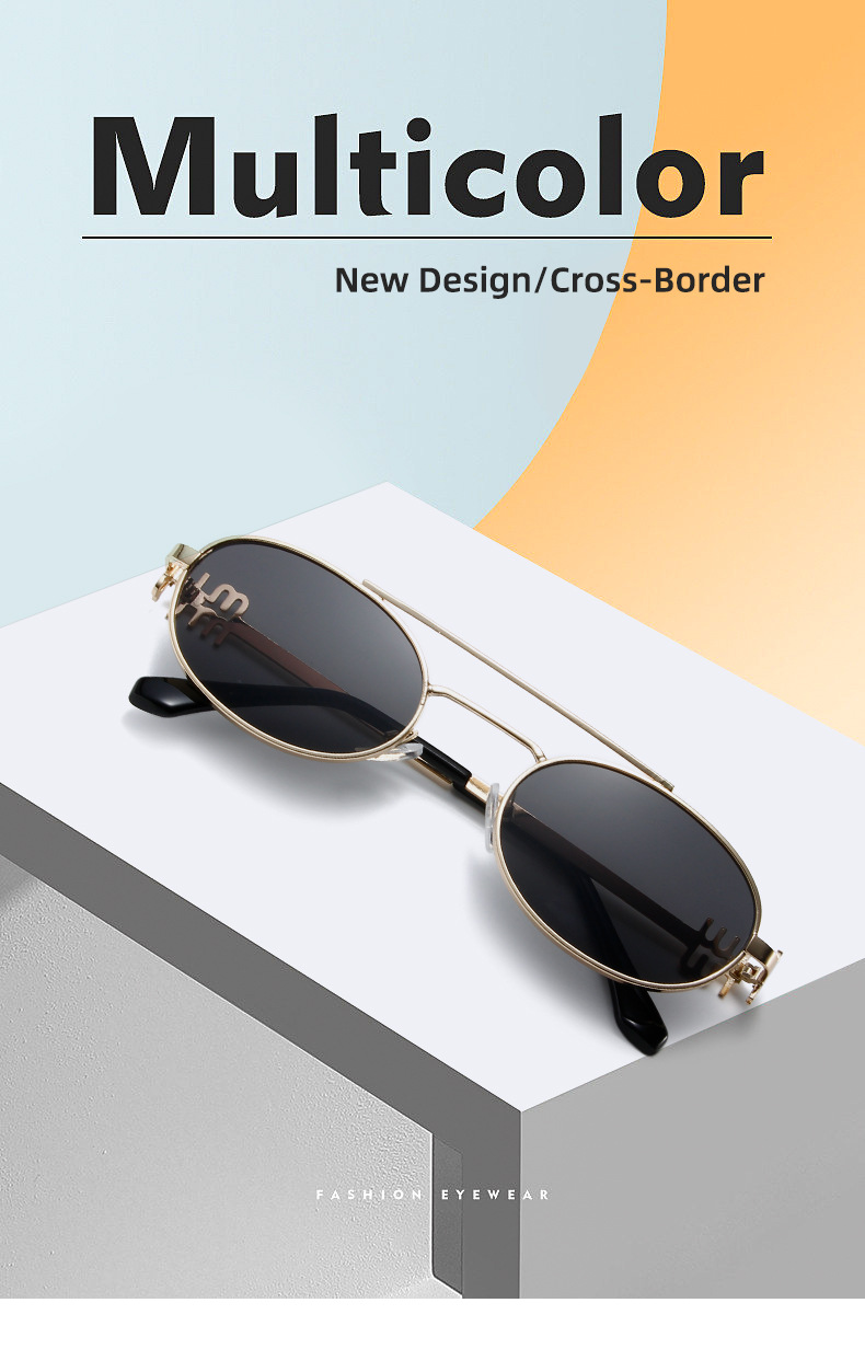 Double-Bridge Sunglasses - Retro Mocha Brown UV Protection / $1.76 per pair (Wholesale Price) Custom Eyewear