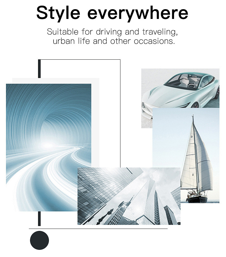 Small Frame Sunglasses - Retro Polygonal Trendy Glasses / $0.73 per pair (Wholesale Price) Details and Specifications