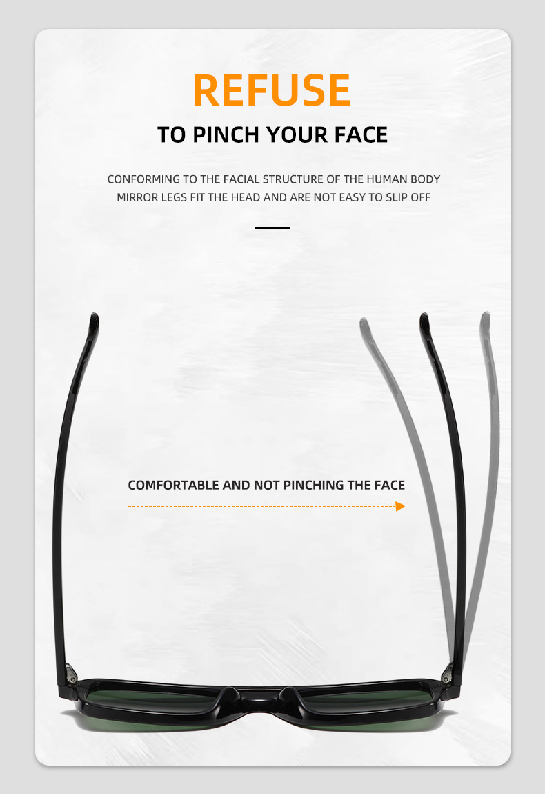 Retro Outdoor Sunglasses - Trendy Commuting Glasses / $1.03 per pair (Wholesale Price) Details and Specifications