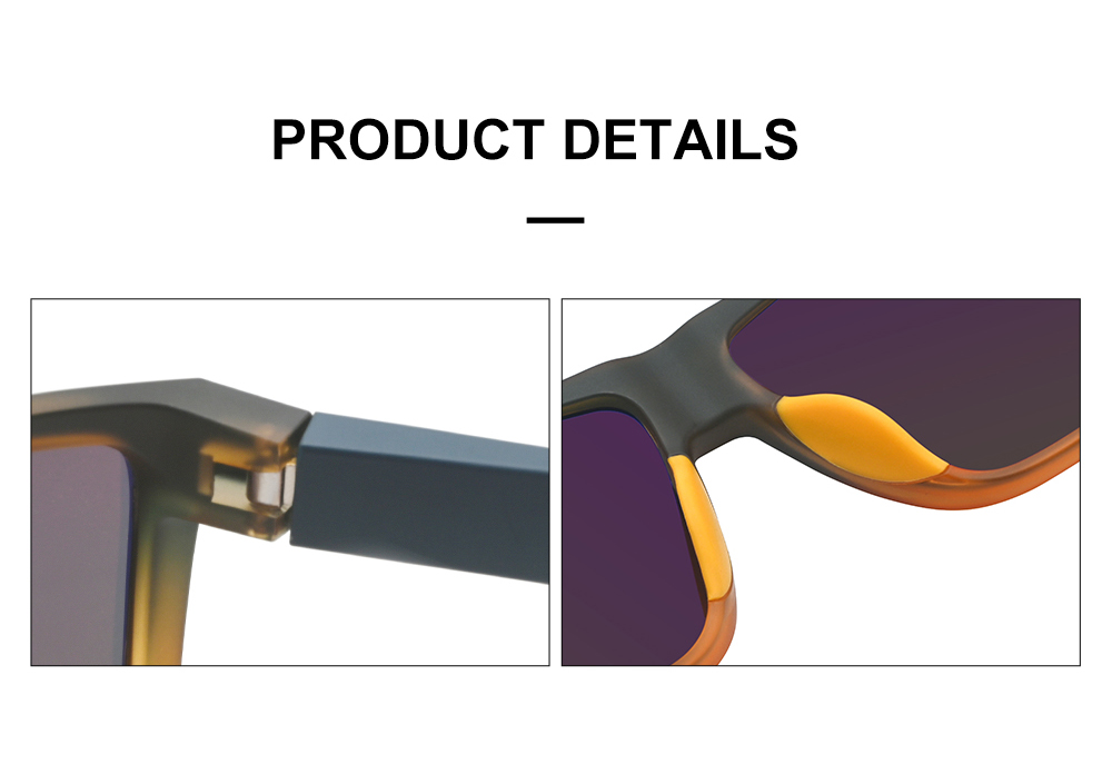 2025 High Quality TR90 Logo Custom Men TR90 Polarized UV400 Sport Sunglasses Custom Eyewear