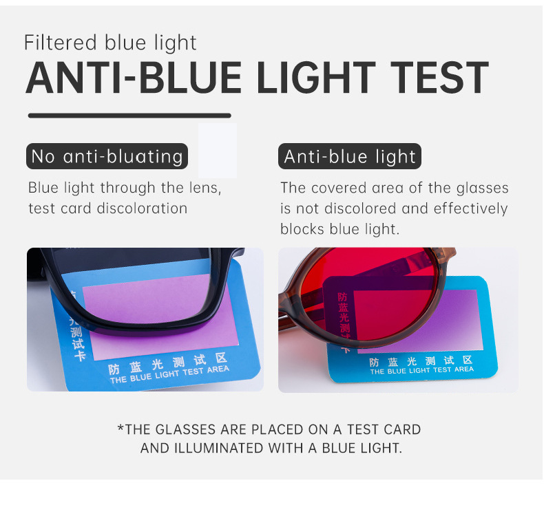 2026 New Red Dual-Use Glasses - Fashion Oval Frames for Blue Light Blocking Details and Specifications