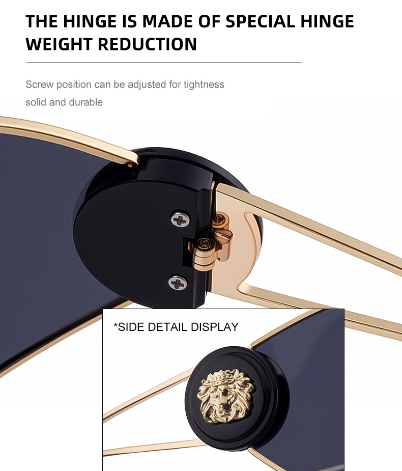 2026 New Chic Women's One-Piece Sports Sunglasses. Full-Frame Design with UV400 Protection for Cycling and Outdoor Adventures. Details and Specifications