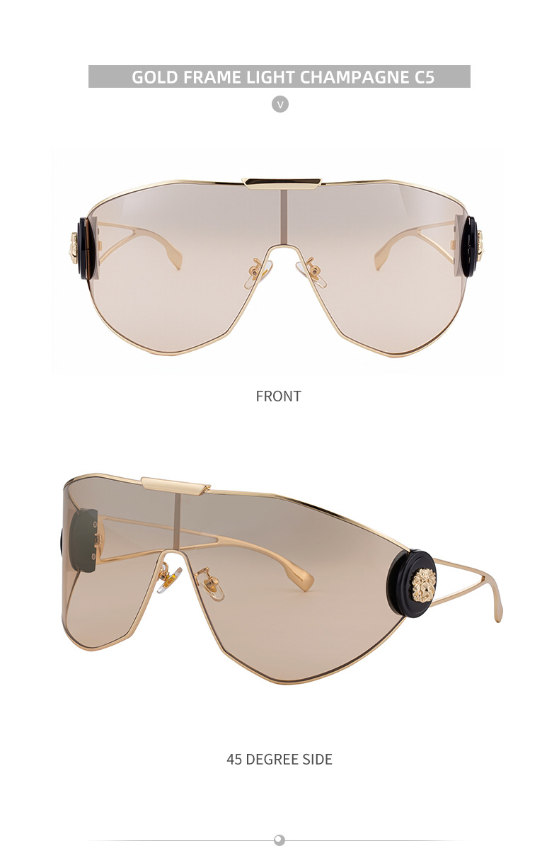 2026 New Chic Women's One-Piece Sports Sunglasses. Full-Frame Design with UV400 Protection for Cycling and Outdoor Adventures. Details and Specifications