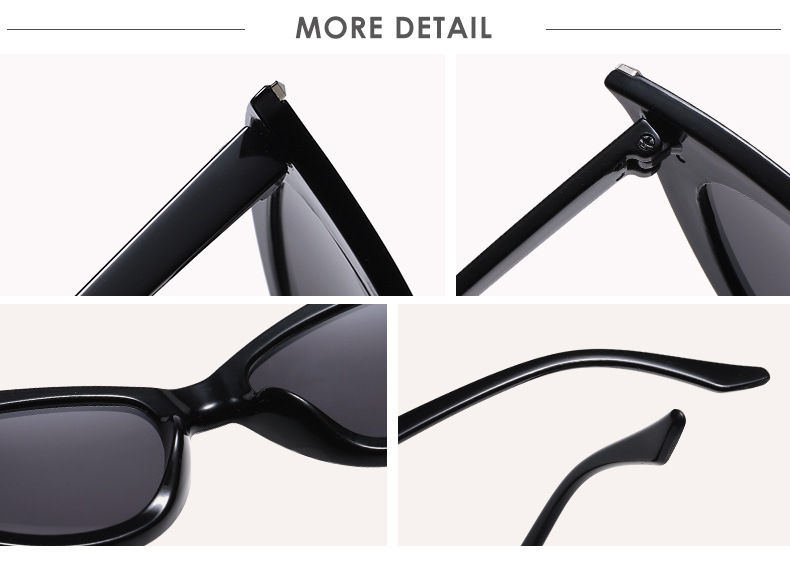 New Fashion Small Frame Cat-Eye Sunglasses / $0.74 per pair (Wholesale Price) Details and Specifications