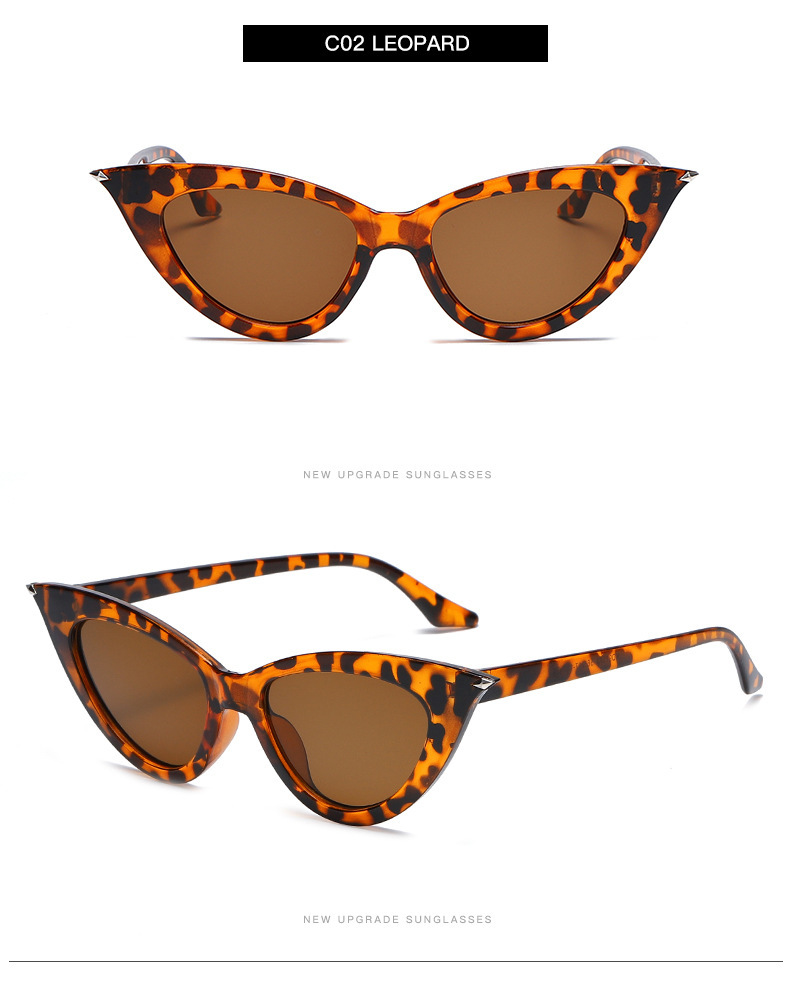 New Fashion Small Frame Cat-Eye Sunglasses / $0.74 per pair (Wholesale Price) Details and Specifications