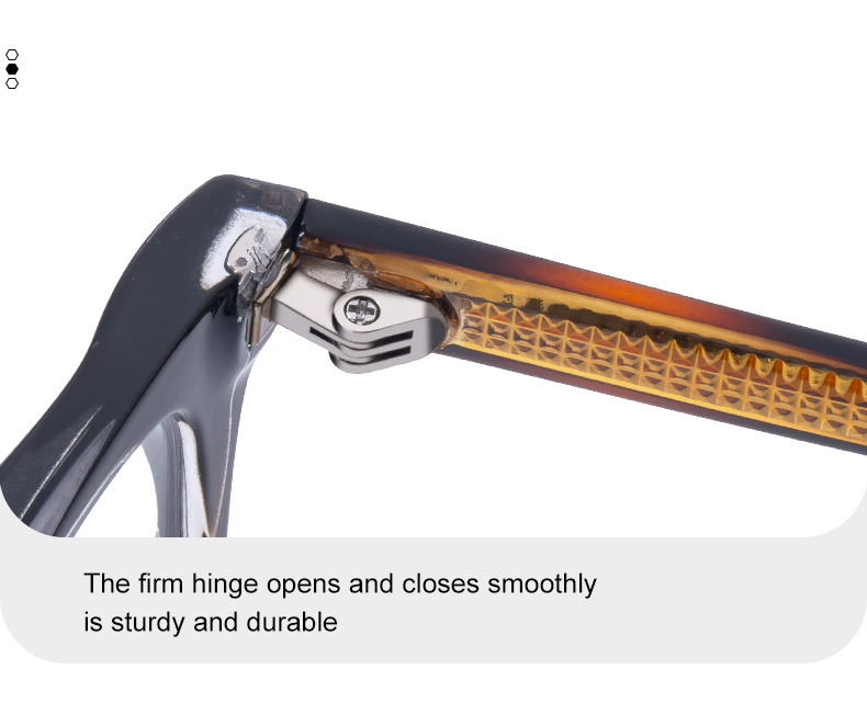 Trendy Women's Square Photochromic Sunglasses – EU/US Style Propionate Frame with Insert Pins for Outdoor UV Protection Details and Specifications