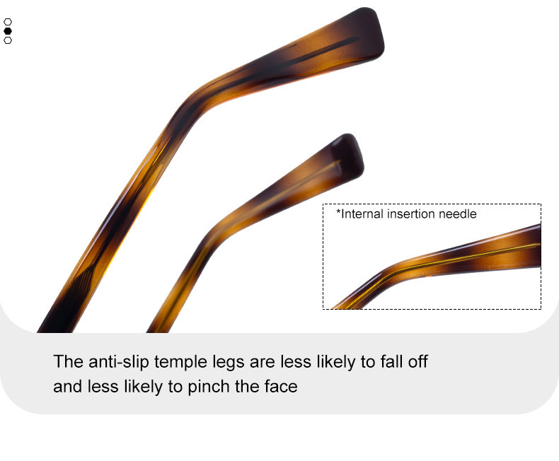 Trendy Women's Square Photochromic Sunglasses – EU/US Style Propionate Frame with Insert Pins for Outdoor UV Protection Details and Specifications