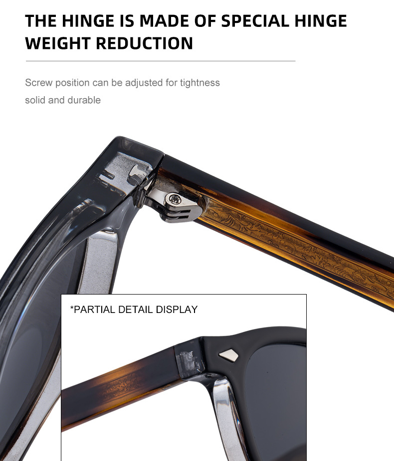 Trendy Women's Oval Sunglasses - Unique Propionate Frame with Metal Pin Temples – Stylish UV400 Sun Protection Details and Specifications