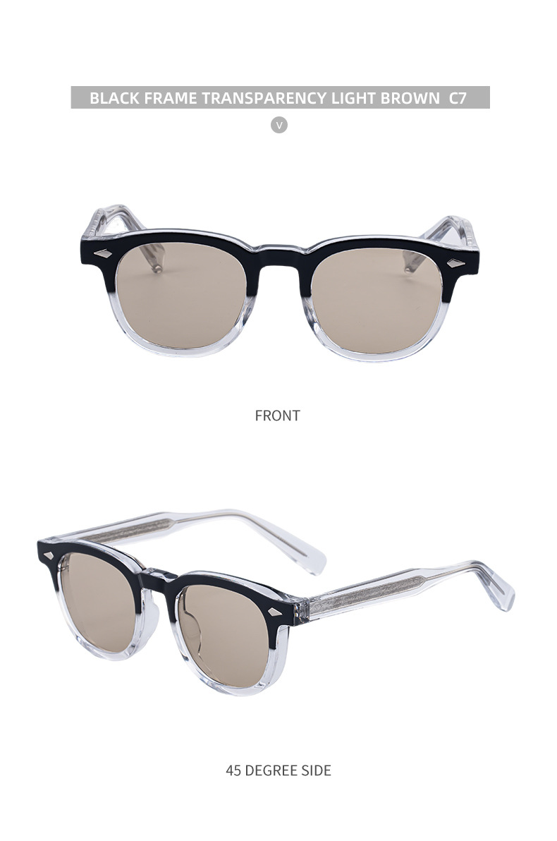 Trendy Women's Oval Sunglasses - Unique Propionate Frame with Metal Pin Temples – Stylish UV400 Sun Protection Details and Specifications