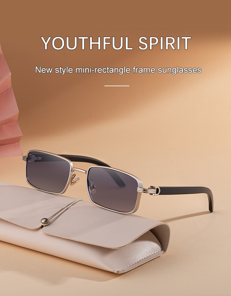 Men's Trendy Square Sunglasses - Stylish Zinc Alloy Frame, Durable & Lightweight with UV400 Protection for Outdoor Activities Details and Specifications