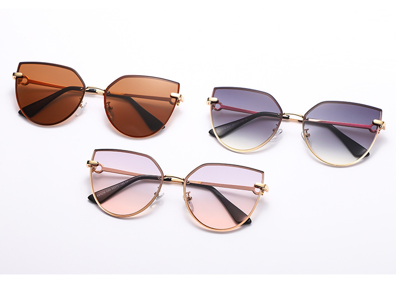 New Women's Large Frame Cat-Eye Sunglasses / $2.49 per pair (Wholesale Price) Custom Eyewear