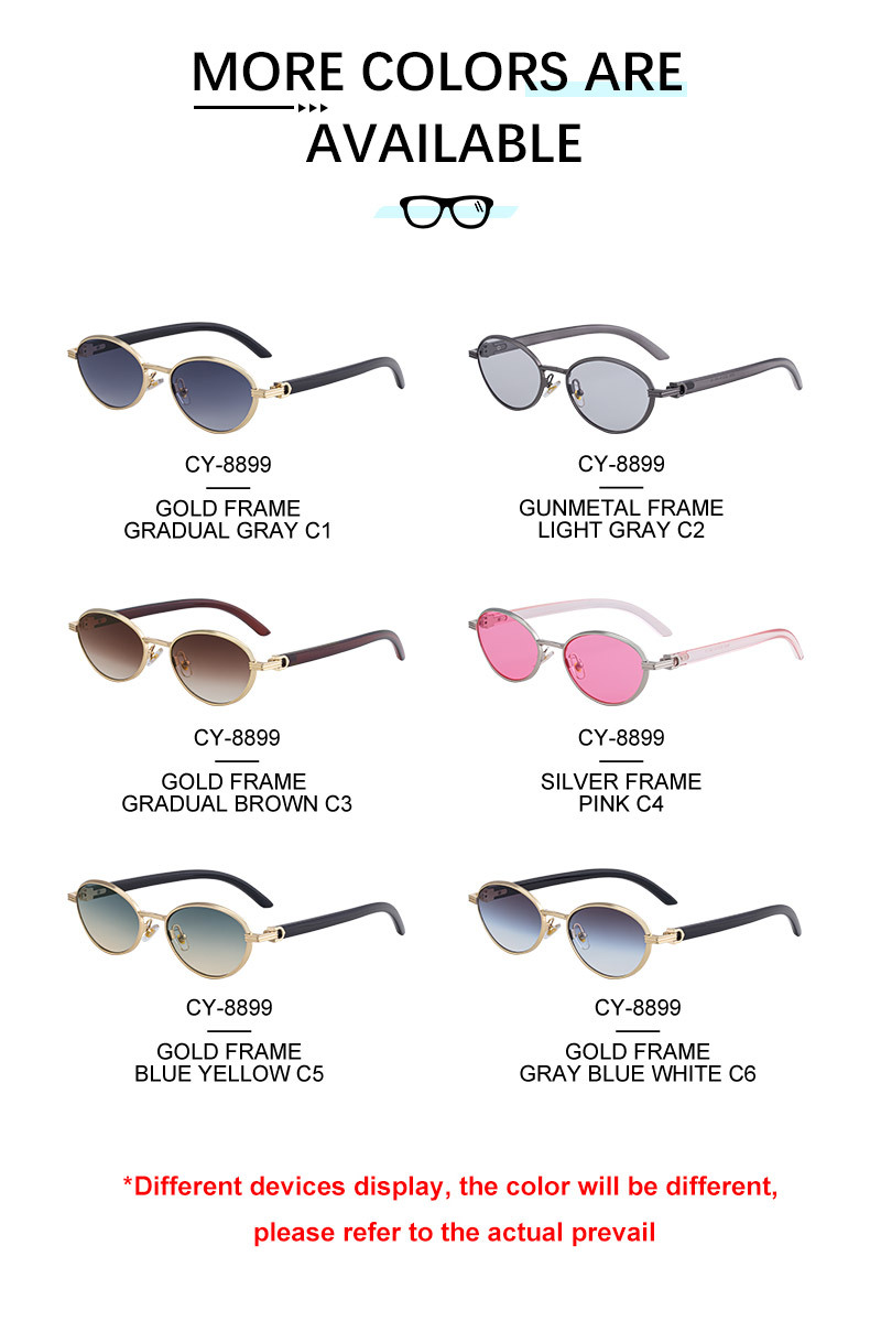 Women's Trendy Oval Full-Frame Sunglasses - Unique Design, Versatile All-Match Style & UV400 Protection for Outdoor Activities Details and Specifications