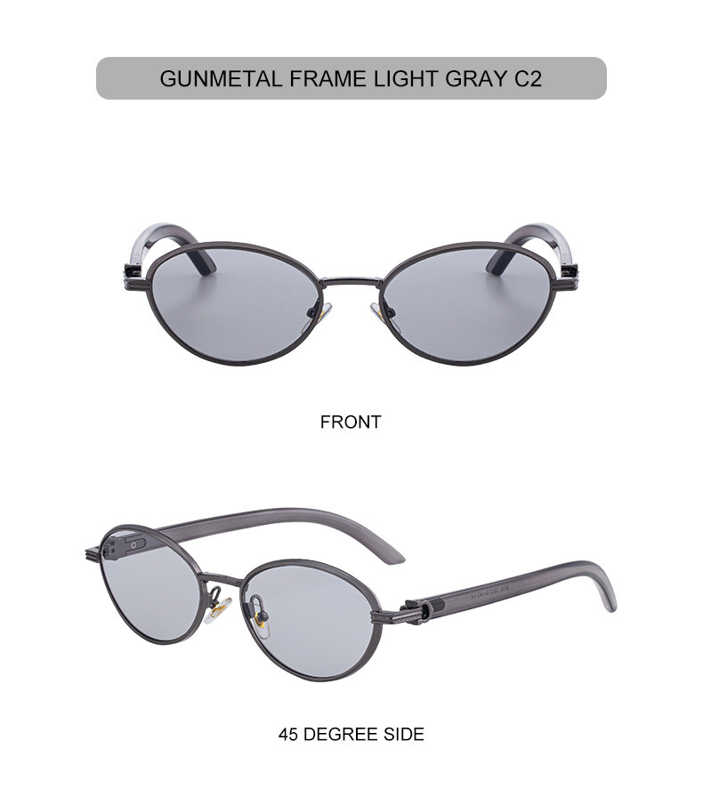 Women's Trendy Oval Full-Frame Sunglasses - Unique Design, Versatile All-Match Style & UV400 Protection for Outdoor Activities Details and Specifications