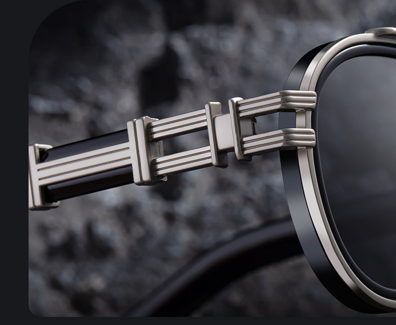 Men's Retro Metal Oval Sunglasses - Stylish Double Bridge Frame – Vintage Sun Protection Eyewear with UV400 Details and Specifications