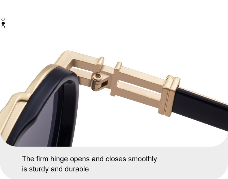 Men's Retro Metal Oval Sunglasses - Stylish Double Bridge Frame – Vintage Sun Protection Eyewear with UV400 Details and Specifications