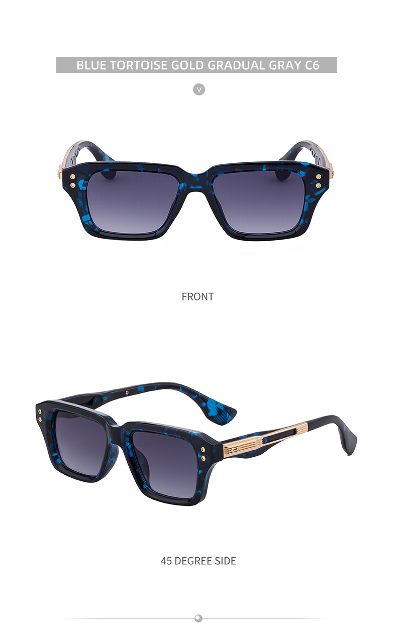 Men's Trendy Small Square Sunglasses - Unique High-End Design – Stylish Fashion Sun Protection Eyewear Details and Specifications