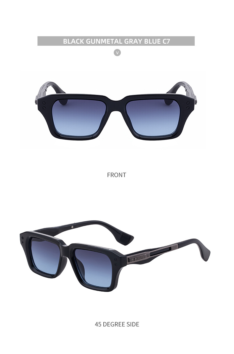 Men's Trendy Small Square Sunglasses - Unique High-End Design – Stylish Fashion Sun Protection Eyewear Details and Specifications