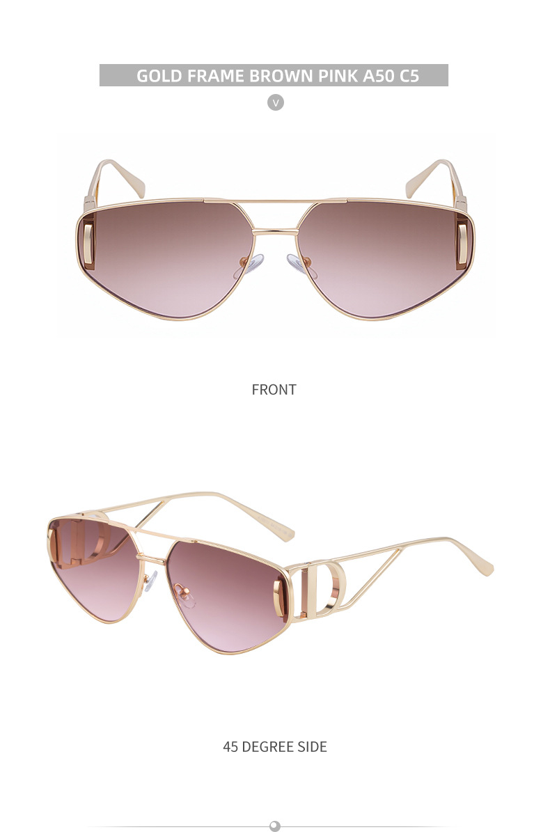 Women's Trendy Euro-American Cat-Eye Sunglasses - Unique High-Fashion Street Style – Premium Outdoor UV400 Sun Protection Shades Details and Specifications