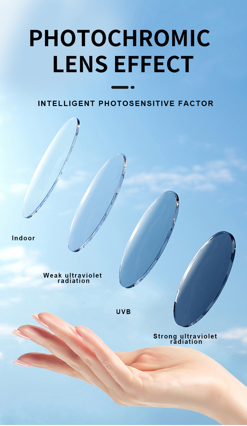 New Women's Cat-Eye Photochromic Sunglasses – Unique Trendy Premium Style for Outdoor UV Protection Details and Specifications