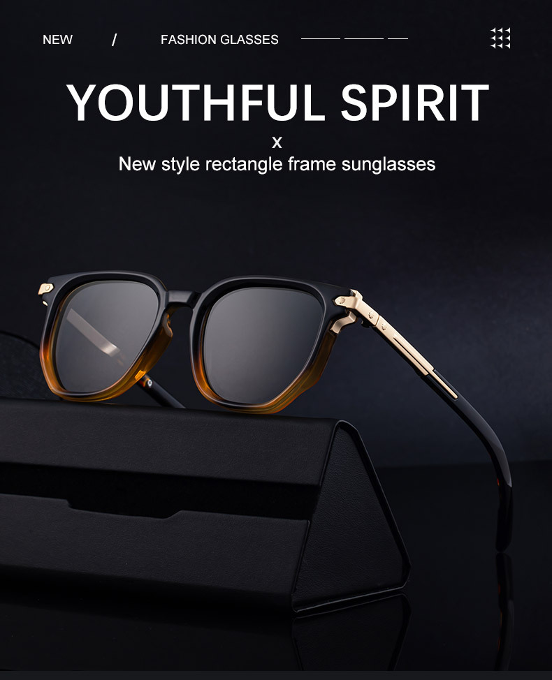 Men's Trendy Polygon Sunglasses - New Unique Design with Durable Zinc Alloy Temples – High-End Fashion Sun Protection Eyewear Details and Specifications