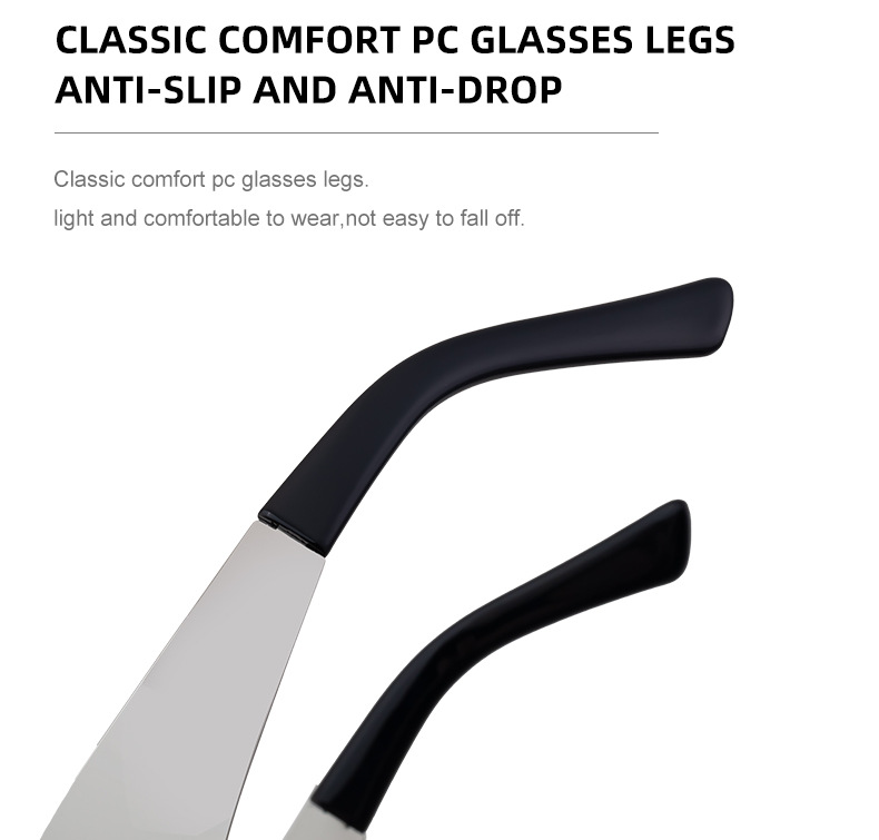 New Fashion Small Square Rimless Integrated Sunglasses - Personalized Metal UV Protection Shades Details and Specifications