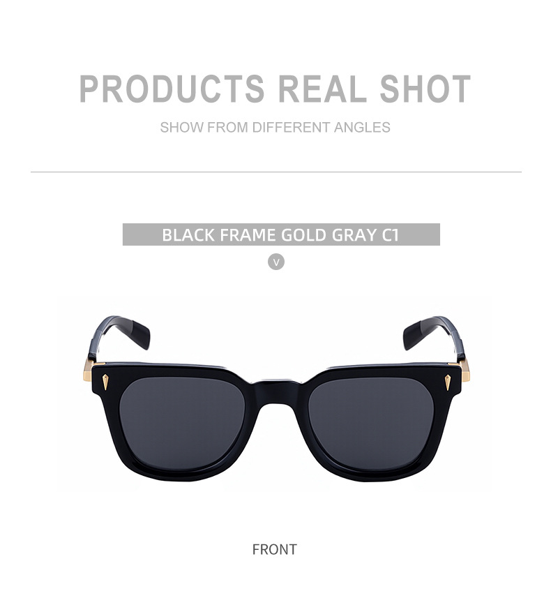 New Men's Fashion Square Sunglasses - Premium Outdoor Driving UV Protection Eyewear Details and Specifications