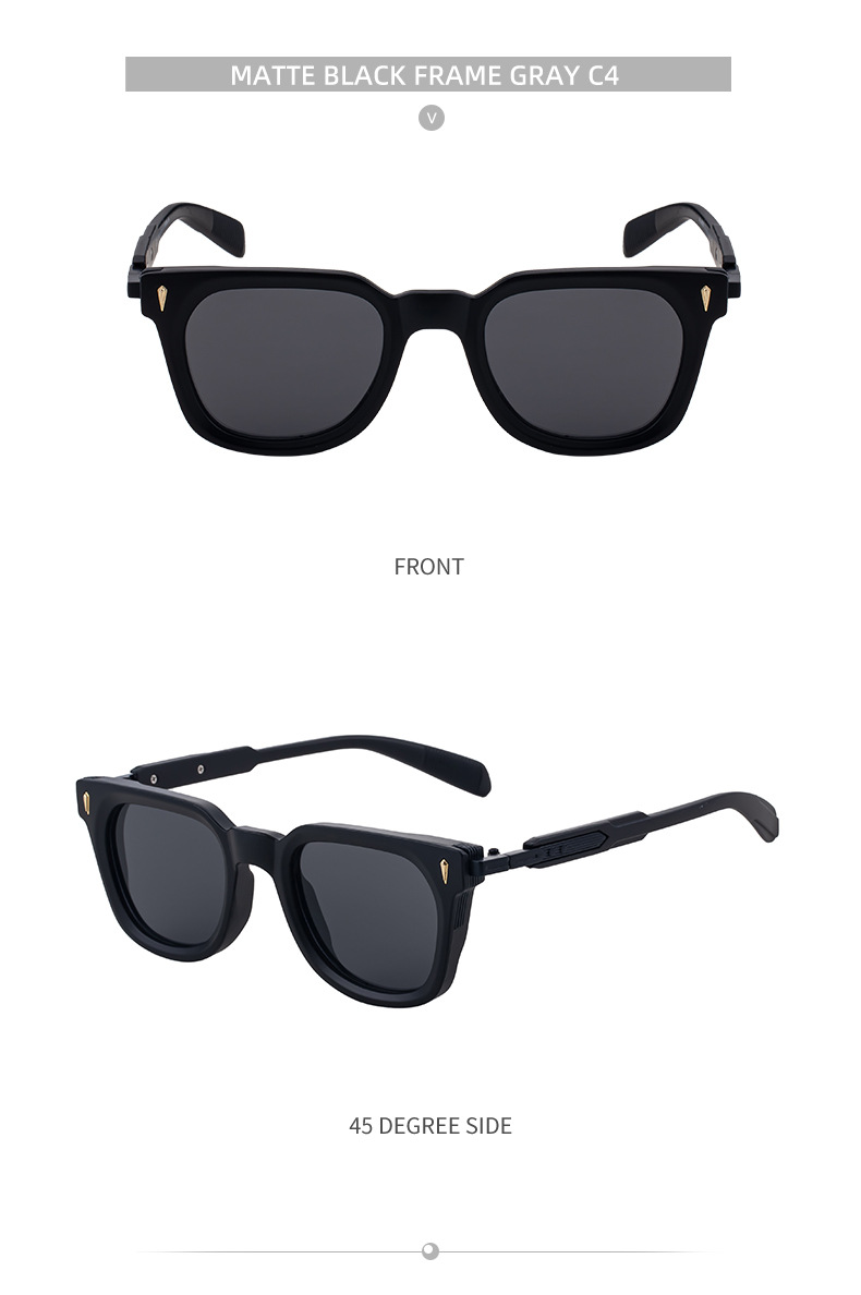 New Men's Fashion Square Sunglasses - Premium Outdoor Driving UV Protection Eyewear Details and Specifications