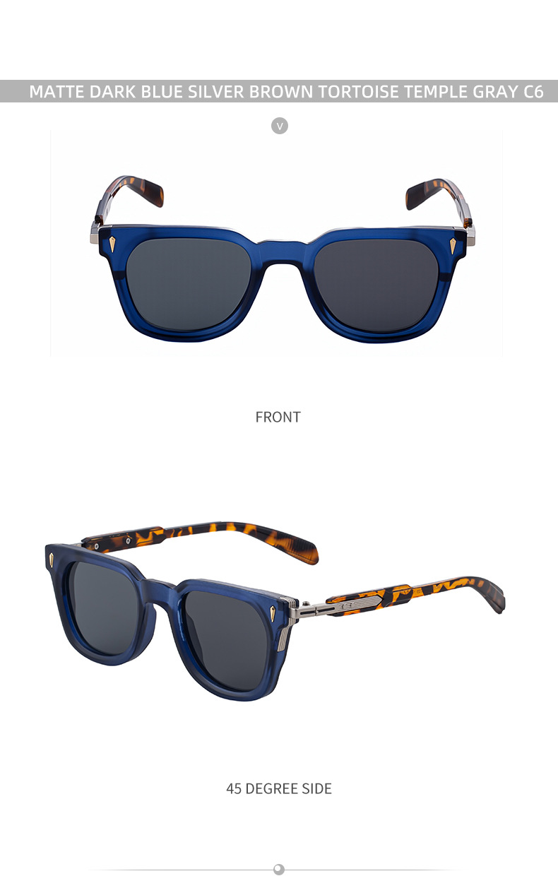 New Men's Fashion Square Sunglasses - Premium Outdoor Driving UV Protection Eyewear Details and Specifications
