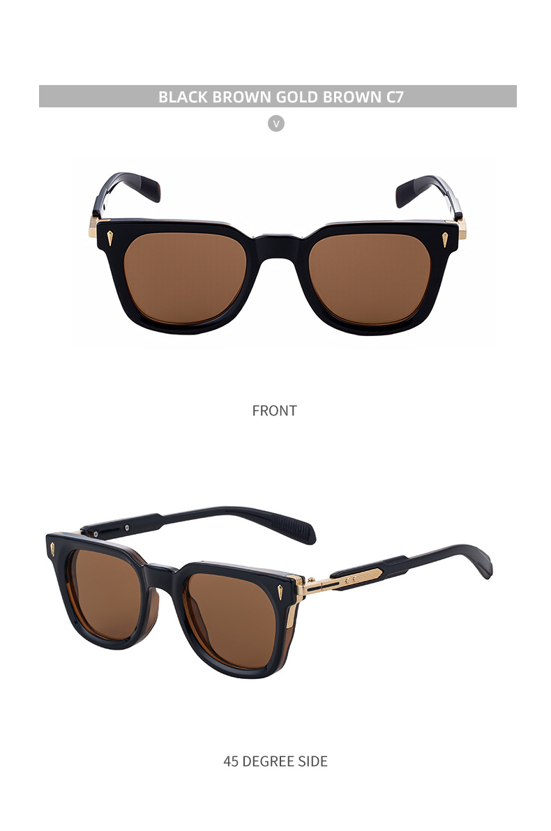 New Men's Fashion Square Sunglasses - Premium Outdoor Driving UV Protection Eyewear Details and Specifications