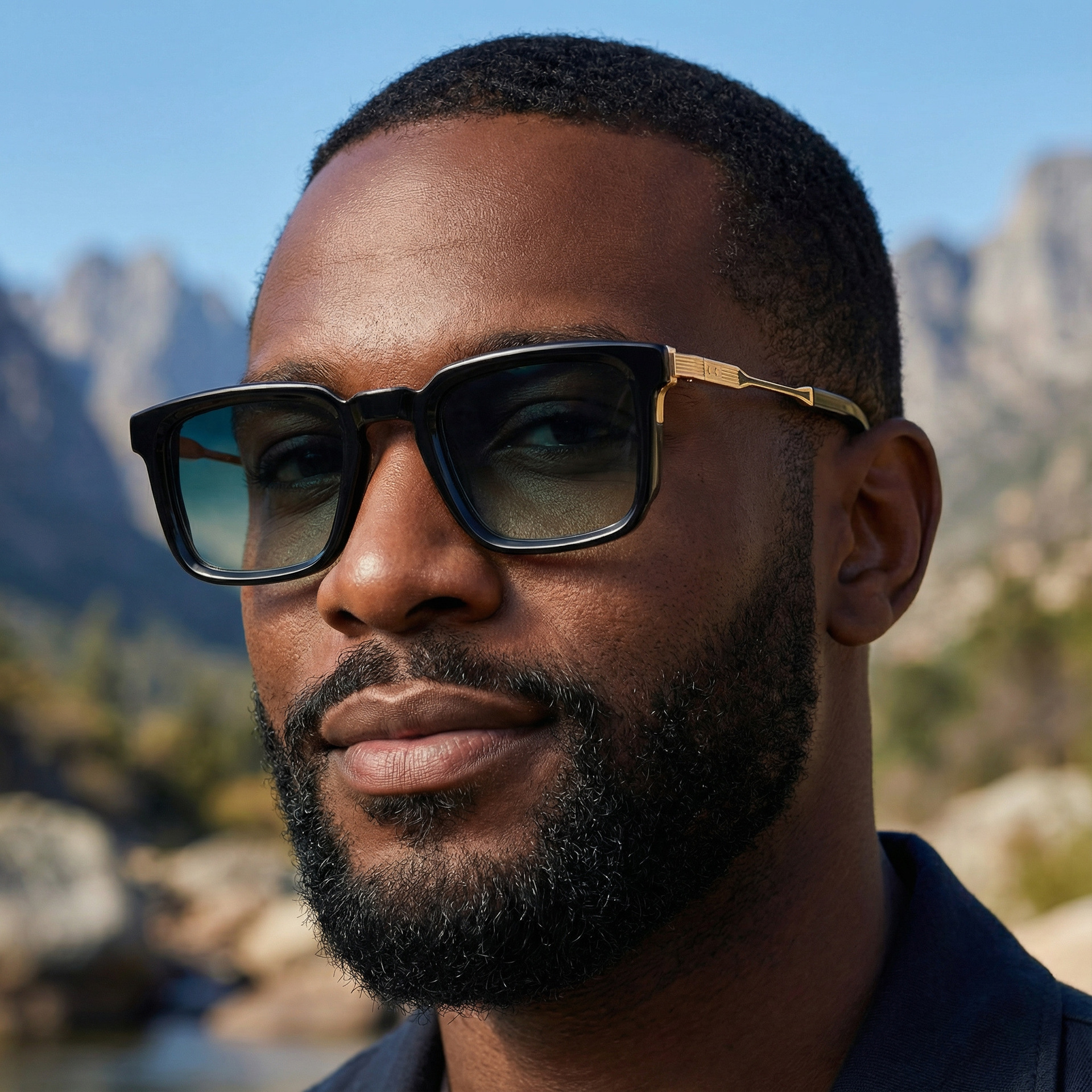 New Fashion Men's Square Sunglasses with Zinc Alloy Temples - Outdoor UV Protection Shades Details and Specifications