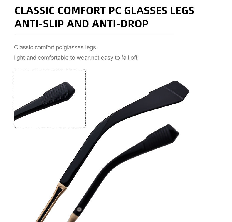 New Fashion Men's Square Sunglasses with Zinc Alloy Temples - Outdoor UV Protection Shades Details and Specifications