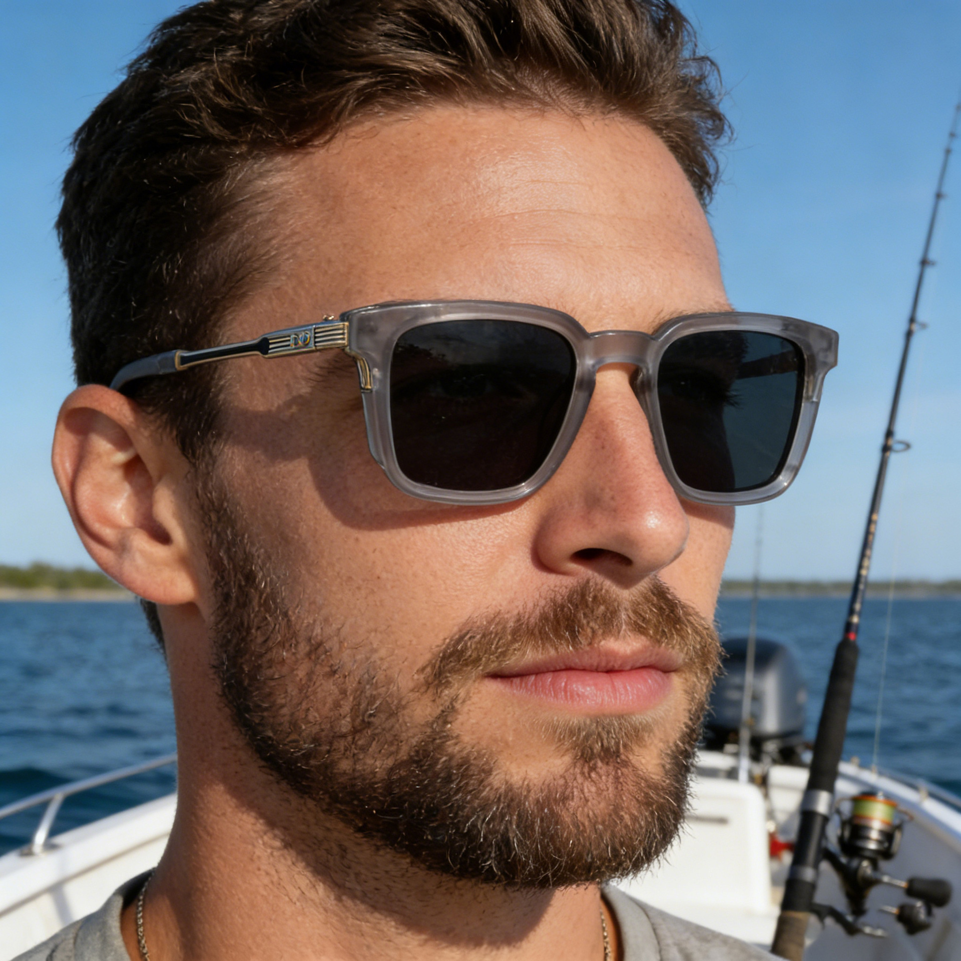 New Fashion Men's Square Polarized Sunglasses - Unique Outdoor Trendy UV Protection Shades Details and Specifications