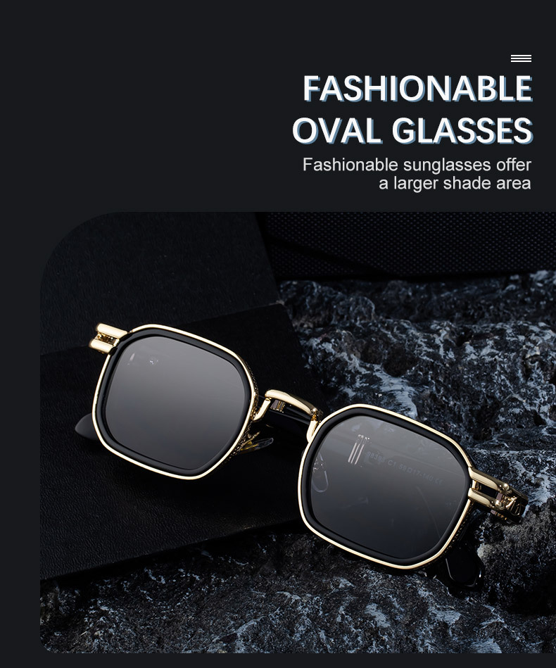 New Fashion Men's Square Sunglasses - Retro Punk Style Premium UV Protection Shades Details and Specifications