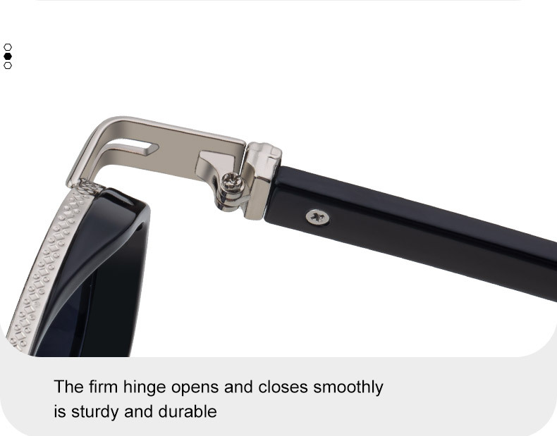 New Fashion Men's Square Sunglasses - Retro Punk Style Premium UV Protection Shades Details and Specifications