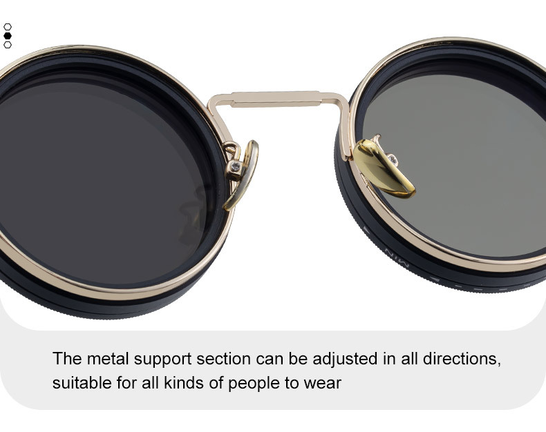 Women's ND9 Adjustable Polarized Sunglasses – Variable Tint Retro Fishing & Driving Glasses with UV400 Anti-Glare Protection Details and Specifications