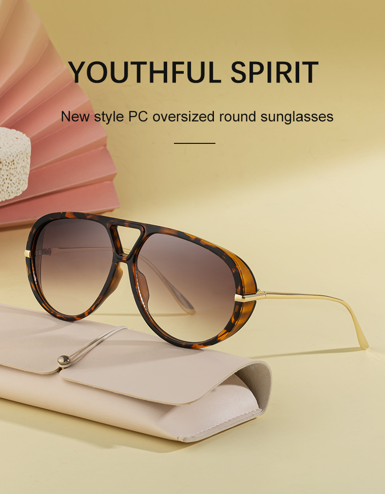 New Women's Aviator Sunglasses with Double Bridge – Retro Teal Style UV400 Polarized Outdoor Sun Glasses for Driving & Travel Details and Specifications