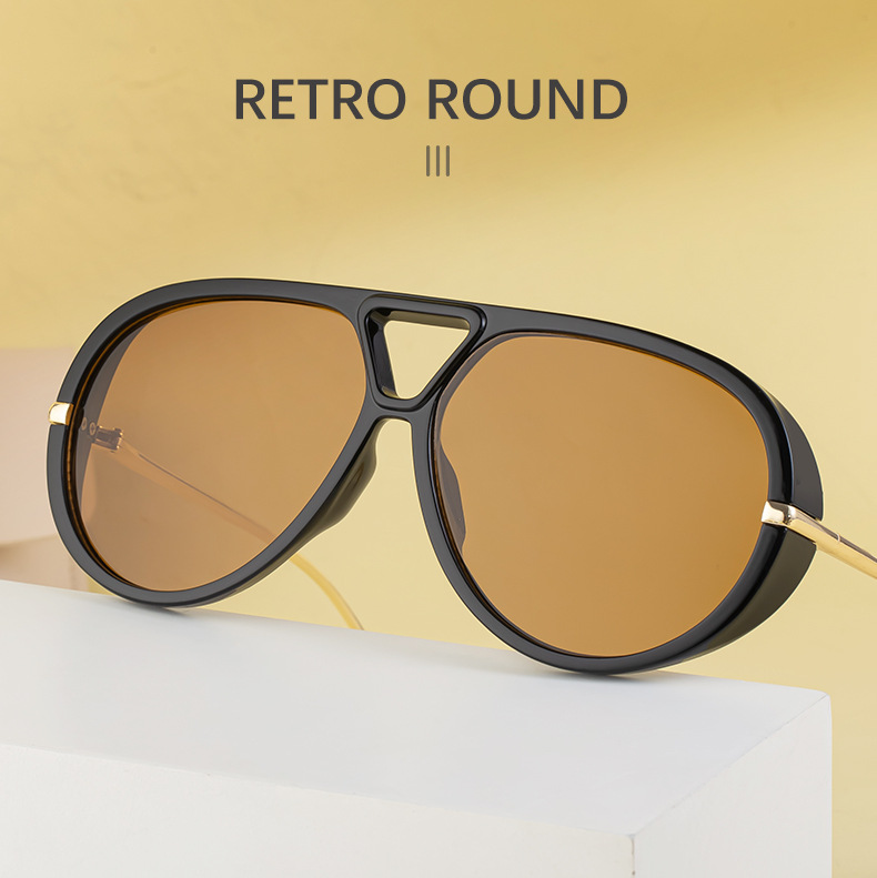 New Women's Aviator Sunglasses with Double Bridge – Retro Teal Style UV400 Polarized Outdoor Sun Glasses for Driving & Travel Details and Specifications