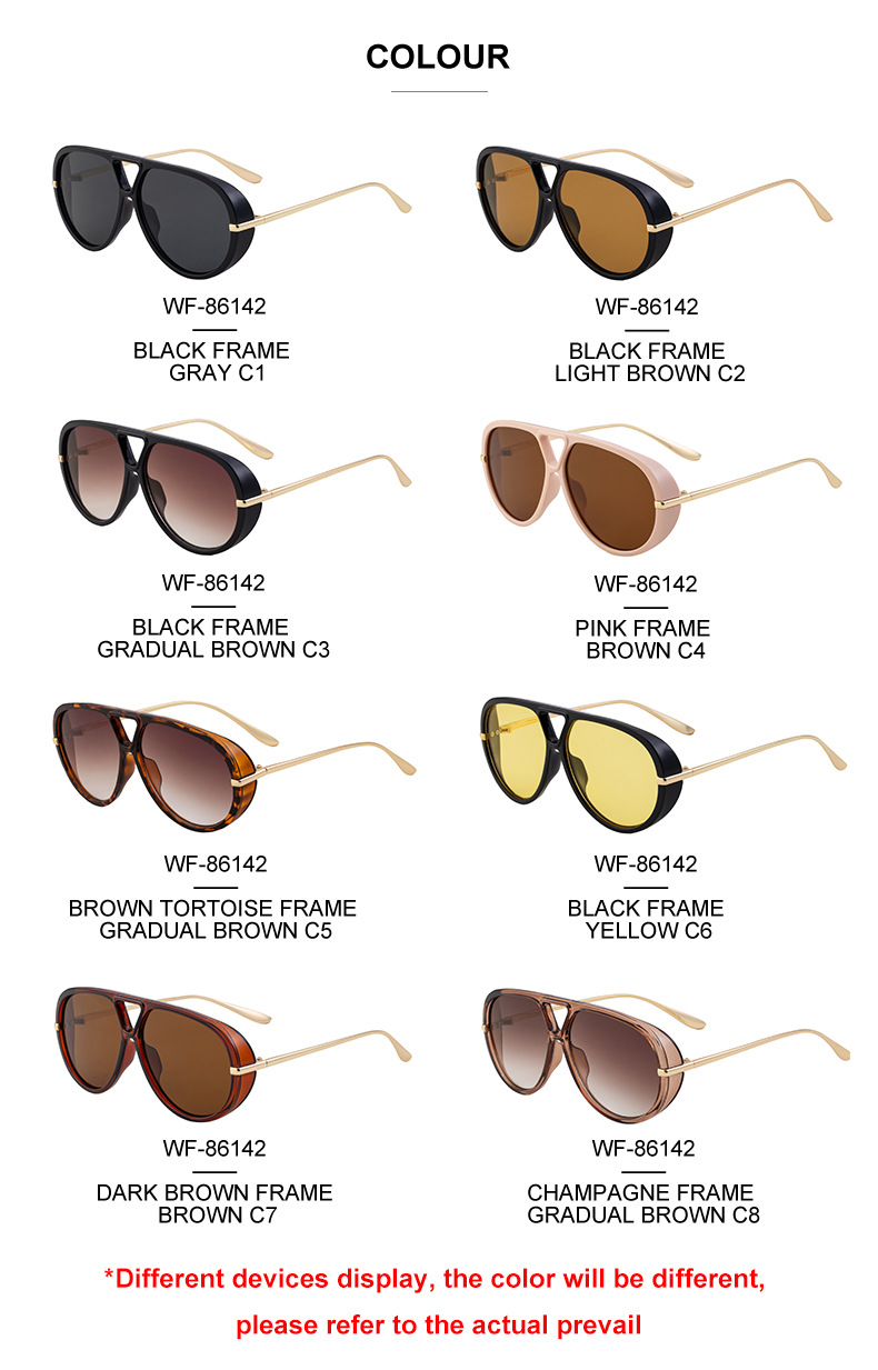 New Women's Aviator Sunglasses with Double Bridge – Retro Teal Style UV400 Polarized Outdoor Sun Glasses for Driving & Travel Details and Specifications