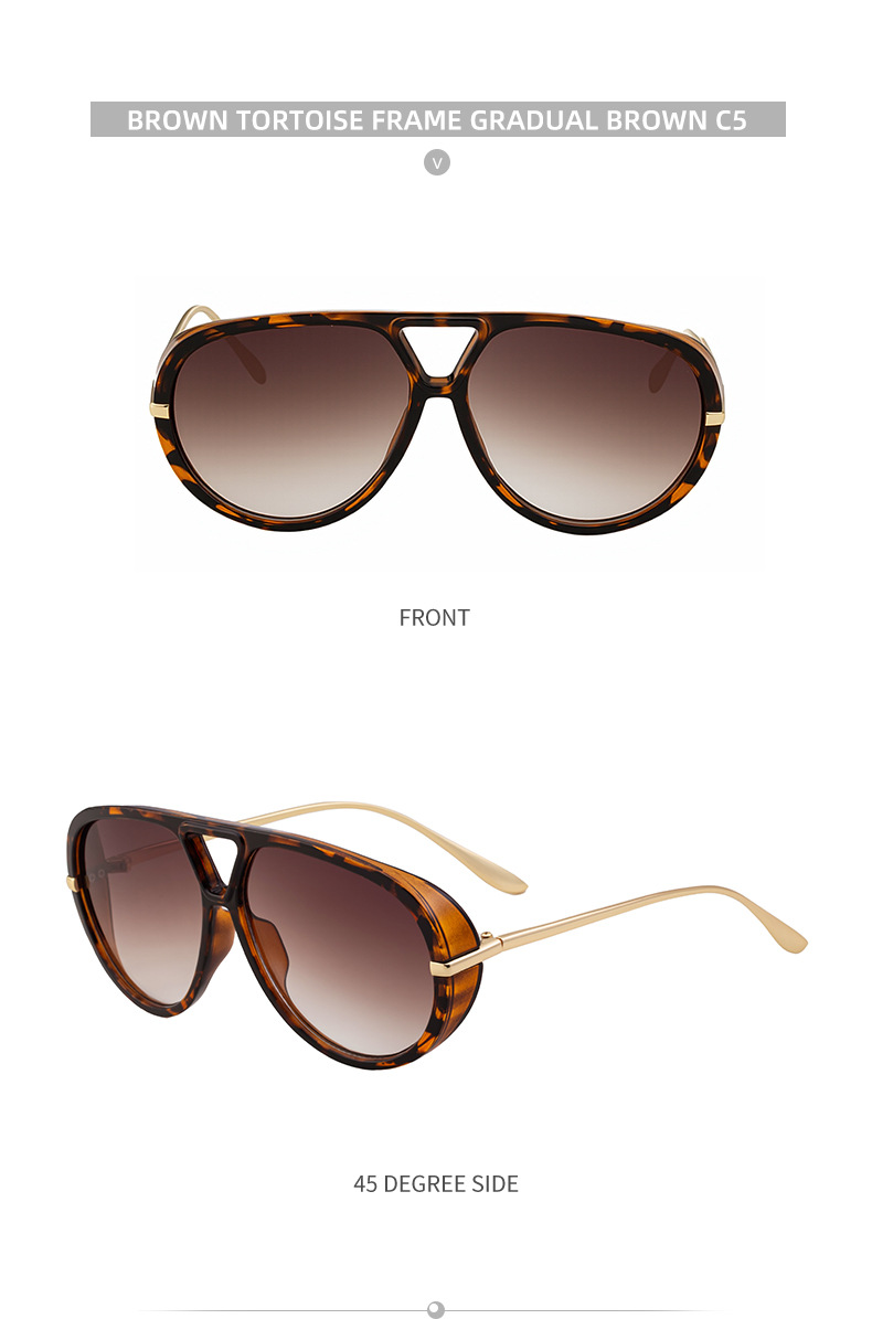 New Women's Aviator Sunglasses with Double Bridge – Retro Teal Style UV400 Polarized Outdoor Sun Glasses for Driving & Travel Details and Specifications