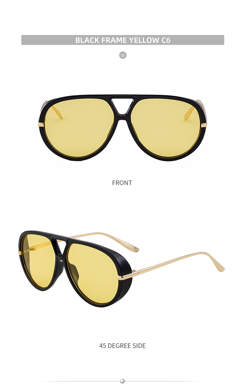 New Women's Aviator Sunglasses with Double Bridge – Retro Teal Style UV400 Polarized Outdoor Sun Glasses for Driving & Travel Details and Specifications