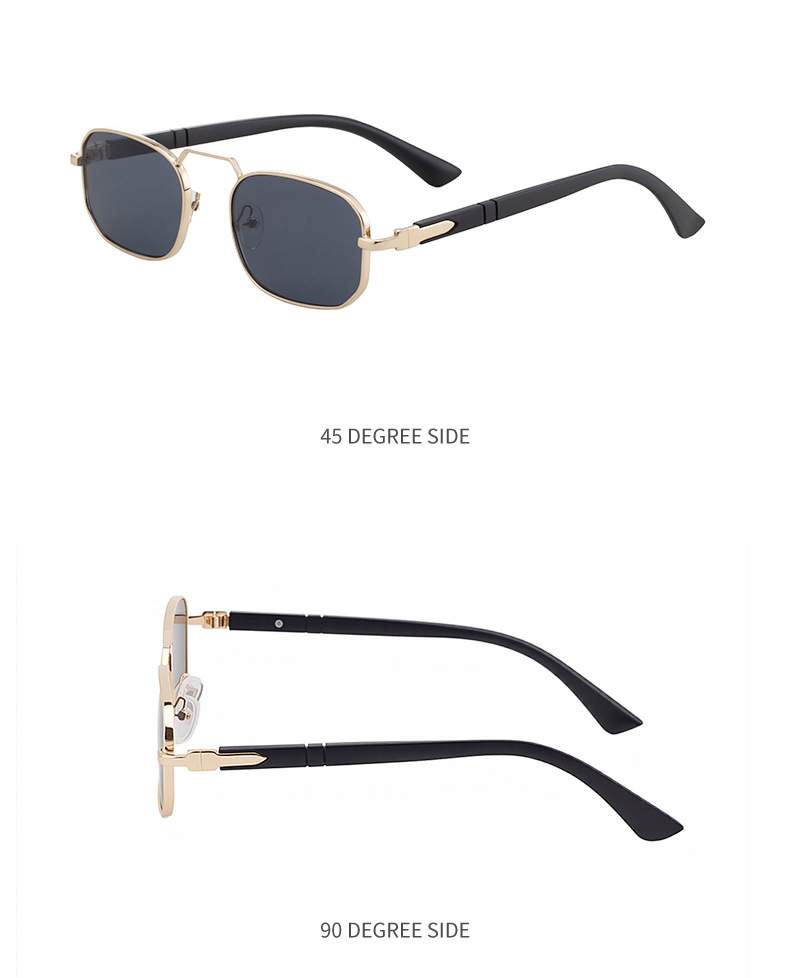 New Unisex Retro Square Sunglasses with Metal Frame – Trendy Fashion UV400 Sun Glasses for Men & Women Details and Specifications