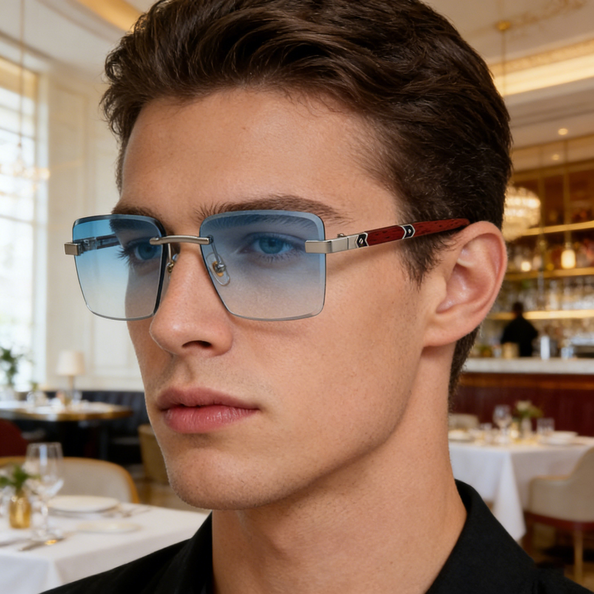 New Fashion Square Photochromic Sunglasses – Unique Trendy UV400 Outdoor Sun Glasses with Variable Tint Details and Specifications