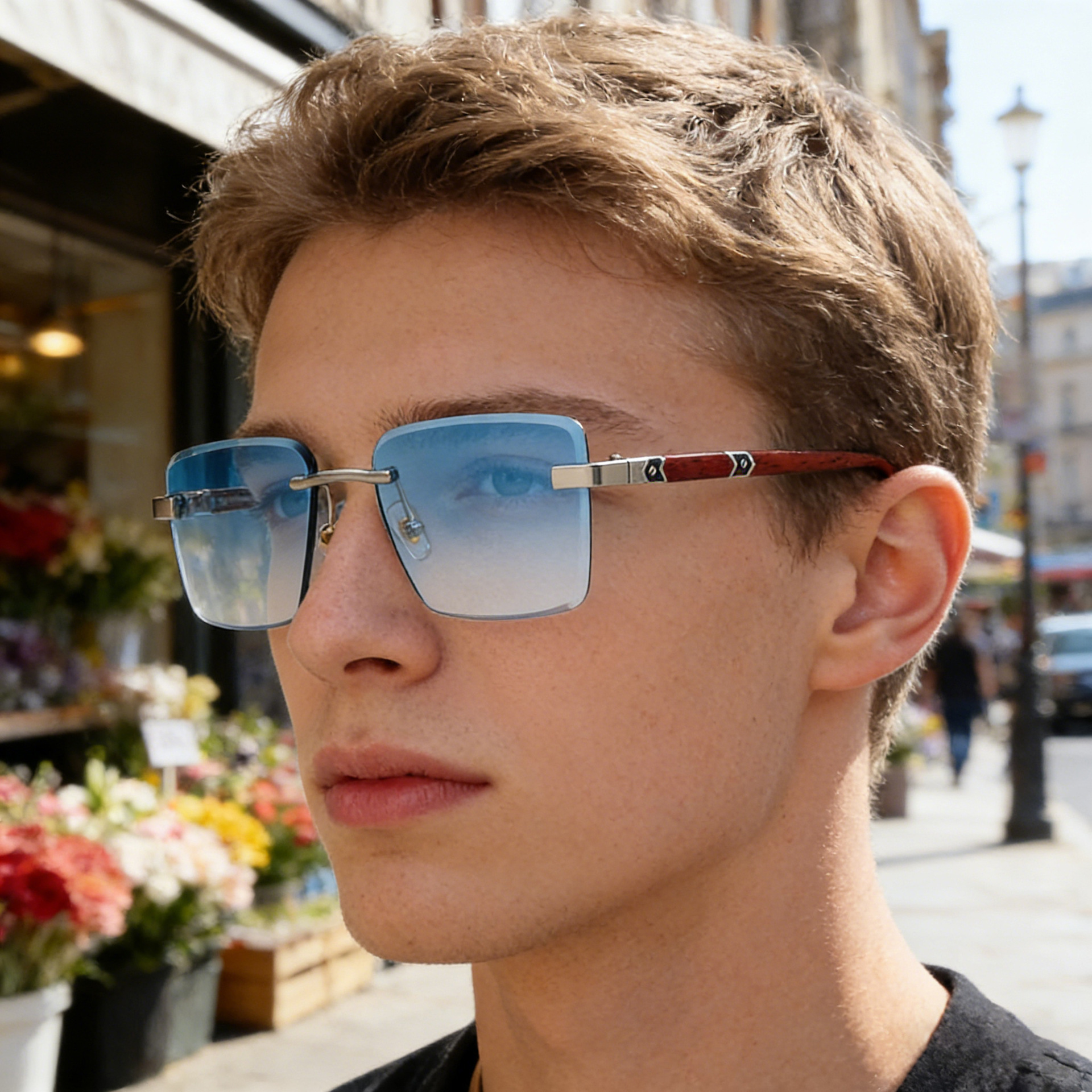 New Fashion Square Photochromic Sunglasses – Unique Trendy UV400 Outdoor Sun Glasses with Variable Tint Details and Specifications