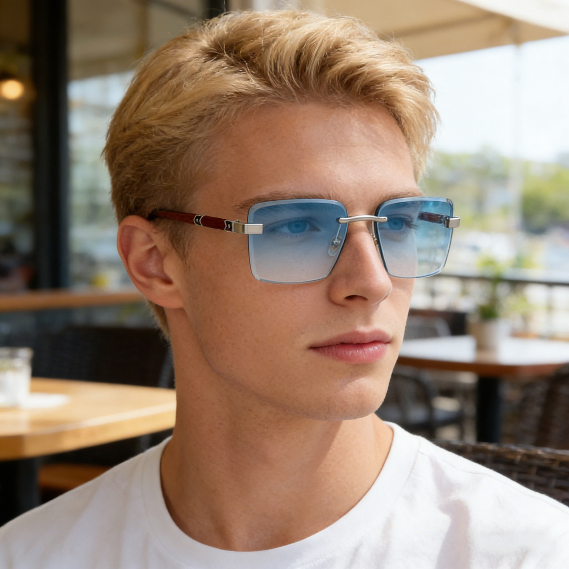 New Fashion Square Photochromic Sunglasses – Unique Trendy UV400 Outdoor Sun Glasses with Variable Tint Details and Specifications