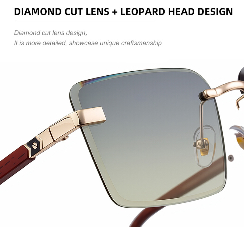 New Fashion Square Photochromic Sunglasses – Unique Trendy UV400 Outdoor Sun Glasses with Variable Tint Details and Specifications