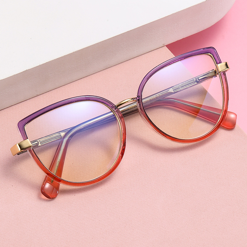 2026 New Cat-Eye Photochromic Optical Frames for Women – Personalized Versatile High-End Fashion Sun Glasses with UV Protection Custom Eyewear