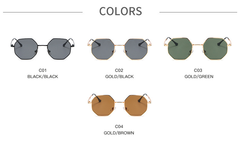 Multi-Edge Octagonal Glasses / $1.86 per pair (Wholesale Price) Details and Specifications